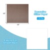 Unique Bargains Glitter 250gsm Sparkly Gold Card Stock Gold 10 Pcs - 2 of 4