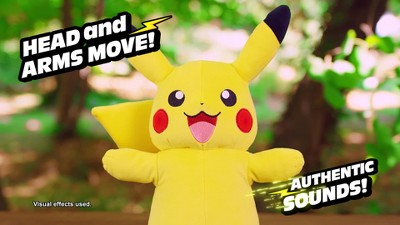 Pokémon Power Action Pikachu - Peluche interactive