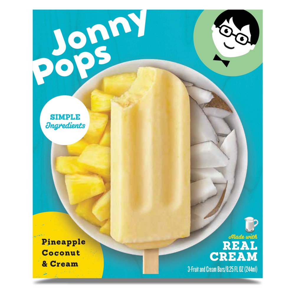 PINEAPPLE COCONUT & CREAM FRUIT & CREAM BARS