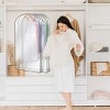 Racxily 5 Pack Garment Bag for Hanging Clothes Dustproof Waterproof Hanging Clothes Storage Bag Clear - 4 of 4