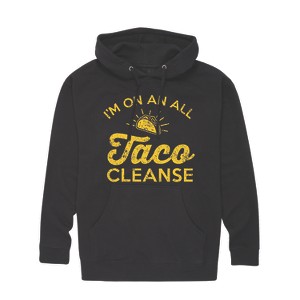 Men's - Instant Message - All Taco Cleanse Graphic Fleece Pullover Hoodie - 1 of 4