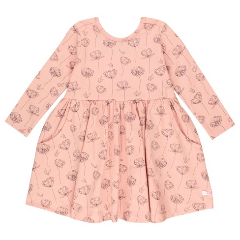 Rufflebutts Baby Girls Long Sleeve Twirl Dress : Target