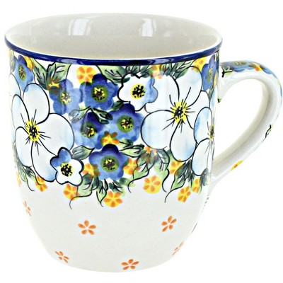 Blue Rose Polish Pottery 131 Millena Coffee Mug