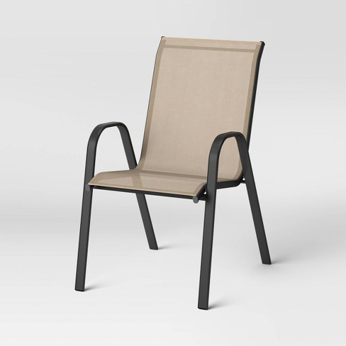 Sling fabric stacking outdoor deals dining chair