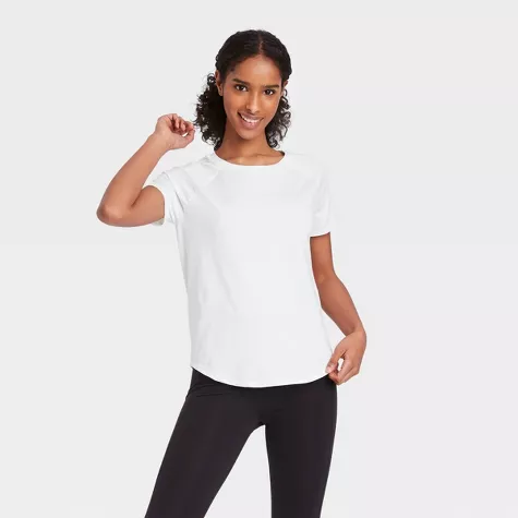 Women's Essential Crewneck Short Sleeve T-Shirt - All in Motion™, image 1 of 11 slides