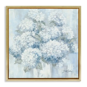 Stupell Industries Soft Blue Hydrangea Painting, 25" x 25" - 1 of 4