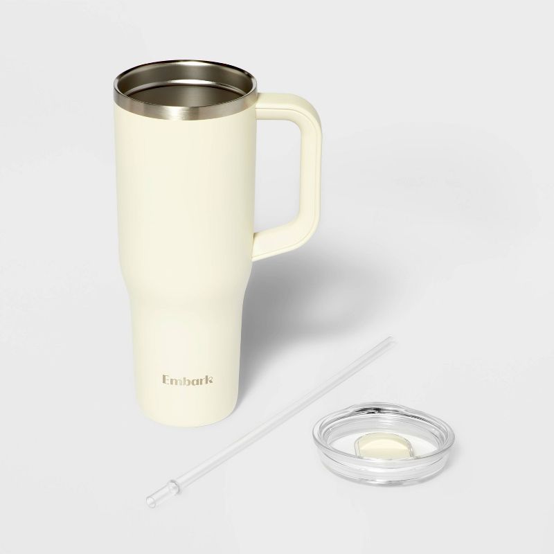 40oz Stainless Steel Straw Tumbler - Embark™, 3 of 5