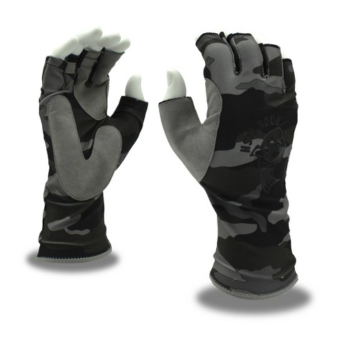 Cordova Safety Products Rock Fish Half-finger Guide Gloves - Gray/black :  Target