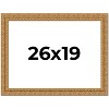 PosterPalooza | Contemporary Gold Picture Frame - UV Acrylic, Backing Board, Hanging Hardware Included - 2 of 4