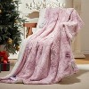 Heated Electric Throw Blanket, Fast Heating Electric Blankets with 5 Heating Levels & 4 Hours Auto Off, Pink Tie-Dye, 50" x 60" - 2 of 4