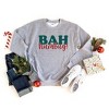 Simply Sage Market Women's Graphic Sweatshirt Bah Humbug Red And Green - 2 of 2
