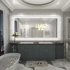 Apmir Super Bright Front & Back LED Lighted Anti-Fog Aluminum Alloy Framed Tempered Glass Bathroom/Vanity Mirror with ETL & 3-Year Warranty - 2 of 4