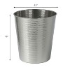 happimess Remi Modern Classic Textured Steel 2-Gallon Wastebasket - 4 of 4