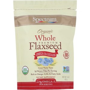 Spectrum Essentials Organic Whole Flaxseed - 1 of 2