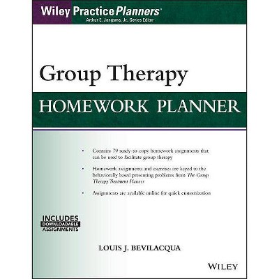 Group Therapy Homework Planner - by  Louis J Bevilacqua & David J Berghuis (Paperback)