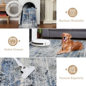 Area Rugs Washable Large Modern Abstract Living Room Rug Soft Anti-Skid Indoor Non-Shedding Carpets for Bedroom Dining Farmhouse Nursery Office - 1 of 1