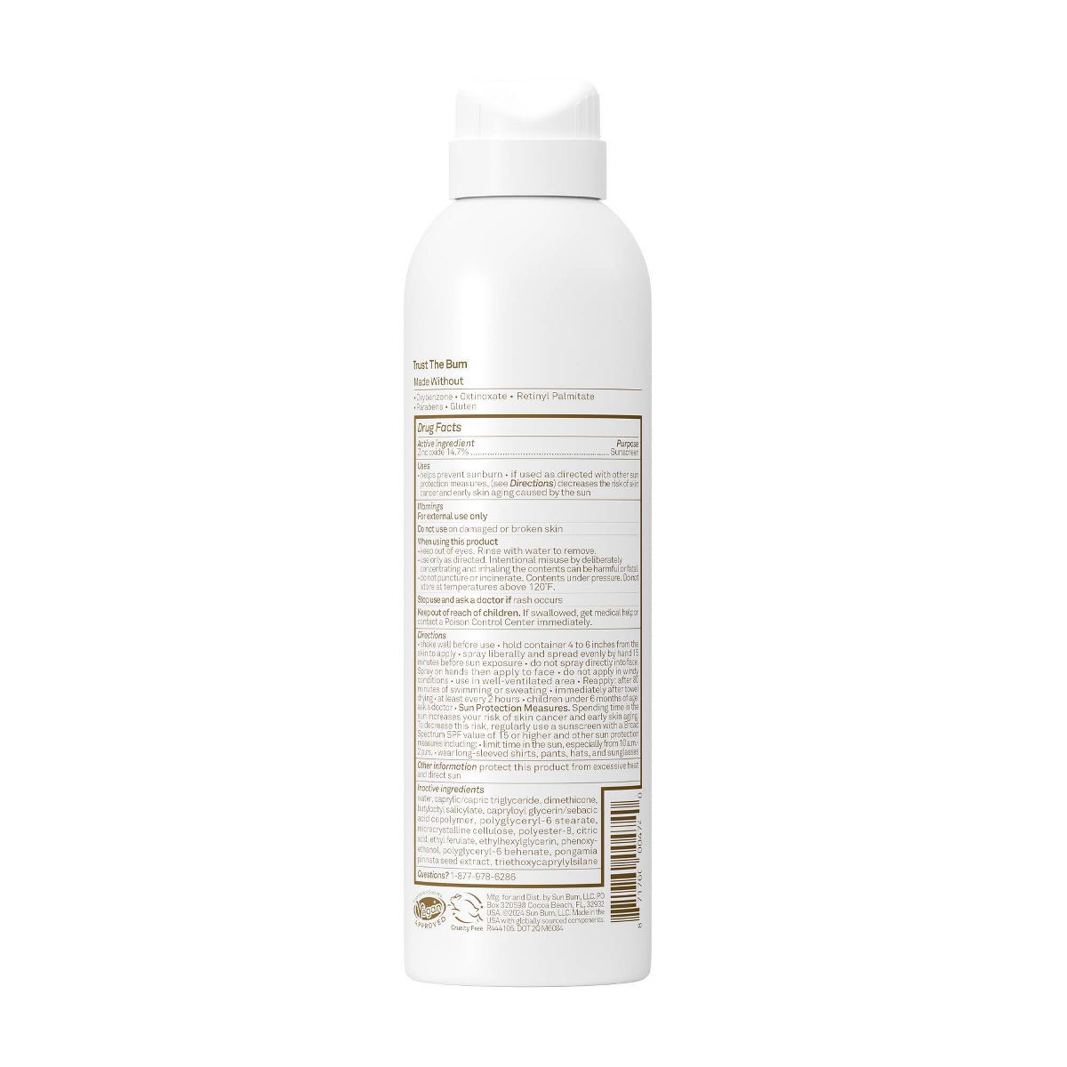 Sun Bum Mineral Spray Sunscreen - SPF 30 - 6oz - thumbnail 7