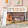 NicBex Twin/Full Size Loft Bed with Ladder,Low Loft Bed Frame with Guardrails & Slide,Bed Frame for Kids,Box Spring Not Required - 2 of 4