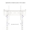 Artloge Wall TV Stand Free Standing Mount Stand Universal White Mount with Height Adjustable Bracket for 32-65" or 32-100" Plasma Screen,LED,LCD,OLED - 4 of 4