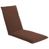 vidaXL Foldable Sunlounger Oxford Fabric Brown - 2 of 4
