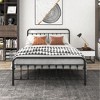 KIGFTSOD Metal Platform Bed Frame, Victorian Style Headboard - 2 of 4