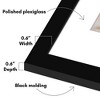 Americanflat 2 Pack of Picture Frames with Mat - Plexiglass Cover - 3 of 4