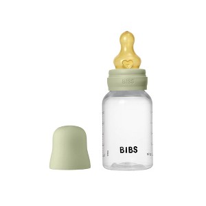 Bibs Baby Plastic Bottle with Latex Nipple - 1 of 4