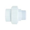 Swimline HydroTools Swimming Pool Standard ABS Female Socket and Male Threaded Union 1.5" - White - 3 of 4