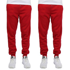 Blue Ice Men's  Fleece-Lined Jogger Sweatpants-2 Pack - 1 of 2