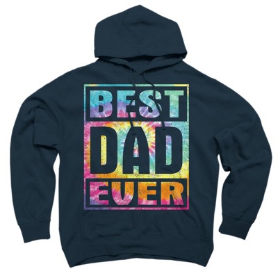 Adult Design By Humans Vintage Tie Dye Best Dad Ever By  Pullover Hoodie