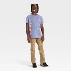 Boys' Dragon Ball-Z Front and Back Short Sleeve Graphic T-Shirt Blue - 4 of 4
