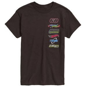 Men's - Hot Wheels - HW Stacked Badges- Men's Short Sleeve Graphic T-Shirt Short Sleeve Graphic T-Shirt - 1 of 3