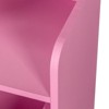 SKRAN Beauty Salon Storage Cabinet with Hair Dryer Holder - Pink MDF, 16.93"L x 13.78"W x 31.10"H, Stylish and Practical Equipment for Stylists - 4 of 4
