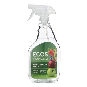 Ecos Fruit and Veggie Wash - Case of 6 - 22 fL oz - 1 of 2
