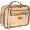Joan & David Straw Texture 4 Piece Clear Cosmetic Bag Set - 2 of 4