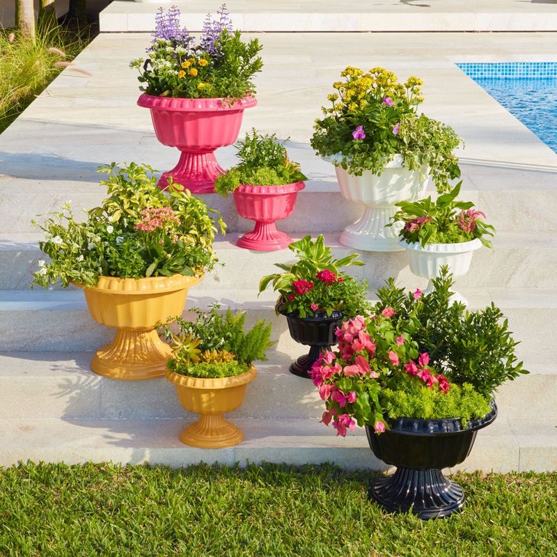 BrylaneHome Set Of 2 Urn Planters, 1 of 2