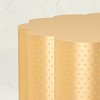 Metal Scalloped Coffee Table Brass Finish - Opalhouse™ designed with Jungalow™ - image 3 of 3
