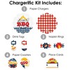 Big Dot of Happiness Fire Up the Grill - Summer BBQ Picnic Party Paper Charger and Table Decorations - Chargerific Kit - Place Setting for 8 - 3 of 4