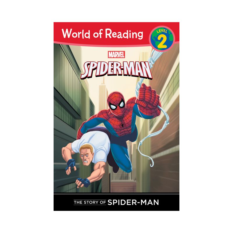 The Story of Spiderman (Level 2) - (World of Reading) by  Dbg (Paperback), 1 of 2