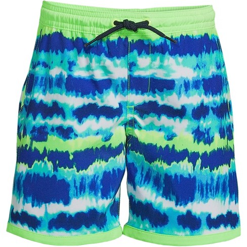 Lands' End Big Boys Husky Solid Swim Trunks