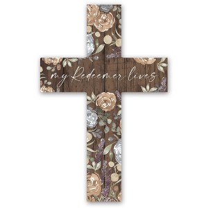 Creative Products Redeemer Lives Brown 11 x 16 Wood Cross - 1 of 1