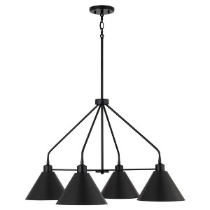 Capital Lighting Alden 4 - Light Chandelier in  Matte Black - 1 of 4