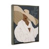 Stupell Industries Boho Sun Hat Botanical LeafFloater Canvas Wall Art - 3 of 4
