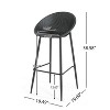 Christopher Knight Home 2pc Doris Outdoor Polypropelene Plastic Gable Barstool - 3 of 4