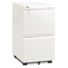 2-Drawer Mobile File Cabinet with Lock,, Space-Saving Document Organizer Fits Letter/A4/Legal Files - 2 of 4
