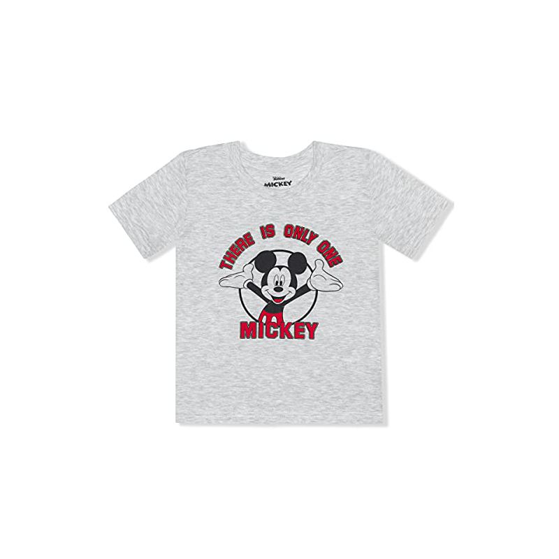 Disney Boy's There Is Only One Mickey Mouse Graphic Tee, 3D Hooded Shirt and Casual Short Set for Infant, 4 of 8