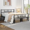 Yaheetech Metal-Framed Platform Bed with Headboard and Footboard - 2 of 4