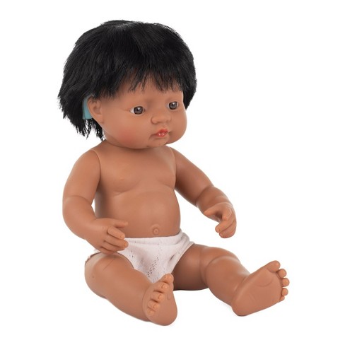 Baby Boy Doll - Brunette  Miniland – Little Wonder & Co