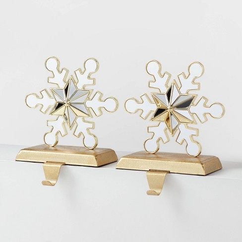 Metal Snowflake Christmas Gift Topper Gold - Wondershop™