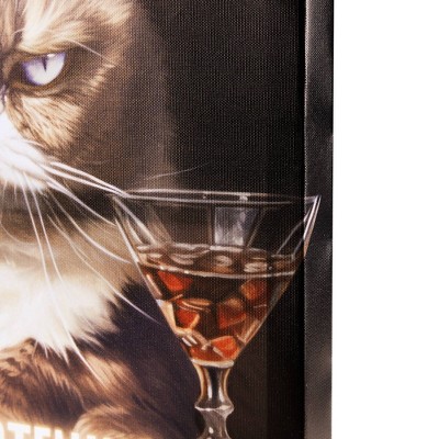 Grumpy Cat 'I'm Not Listening' Multicolor Canvas Wall Art